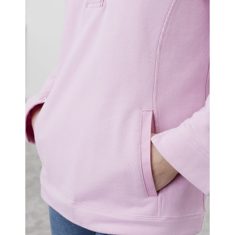 Joules Beachy Funnel Neck Sweatshirt - Bonbon Pink -2